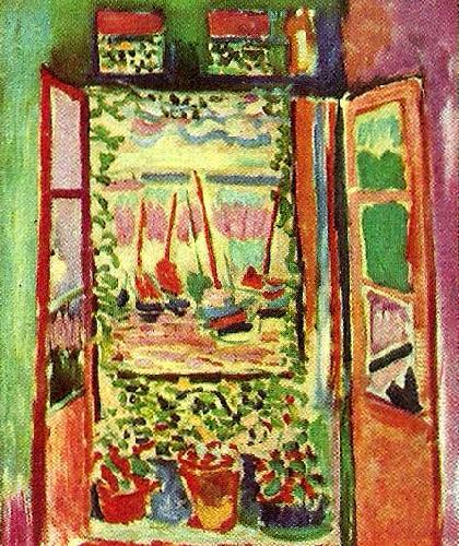 Henri Matisse oppet fonster, collioure china oil painting image